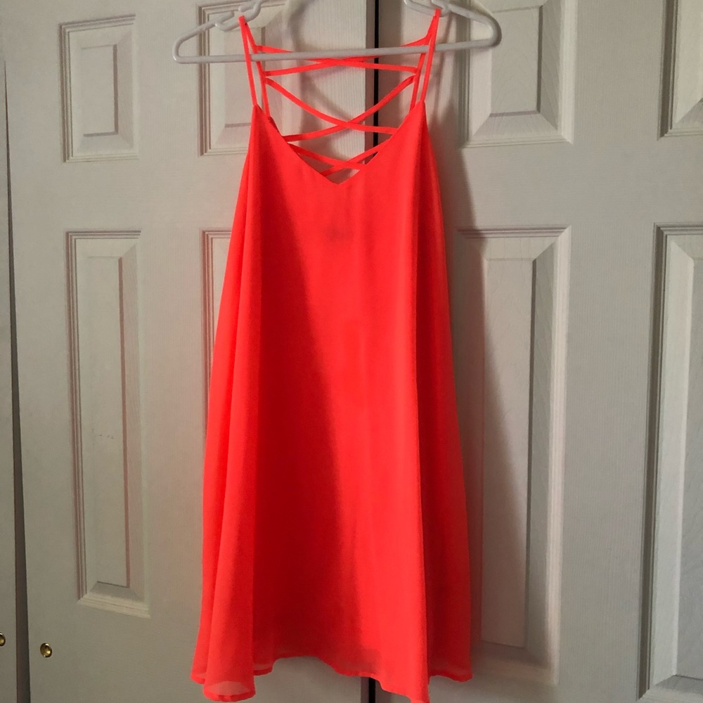 Aline cross back dress